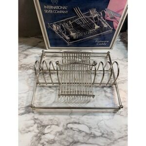 VTG International Silver Co. Silverware Buffet Caddy Holds Service for 12 (2592)